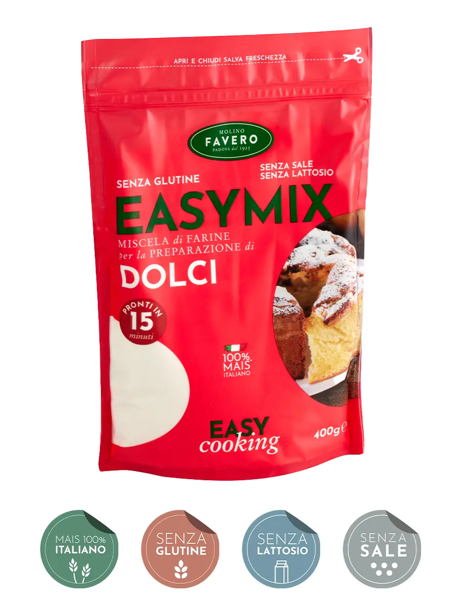 EASY MIX MISCELA DI FARINE SENZA GLUTINE PER DOLCI
