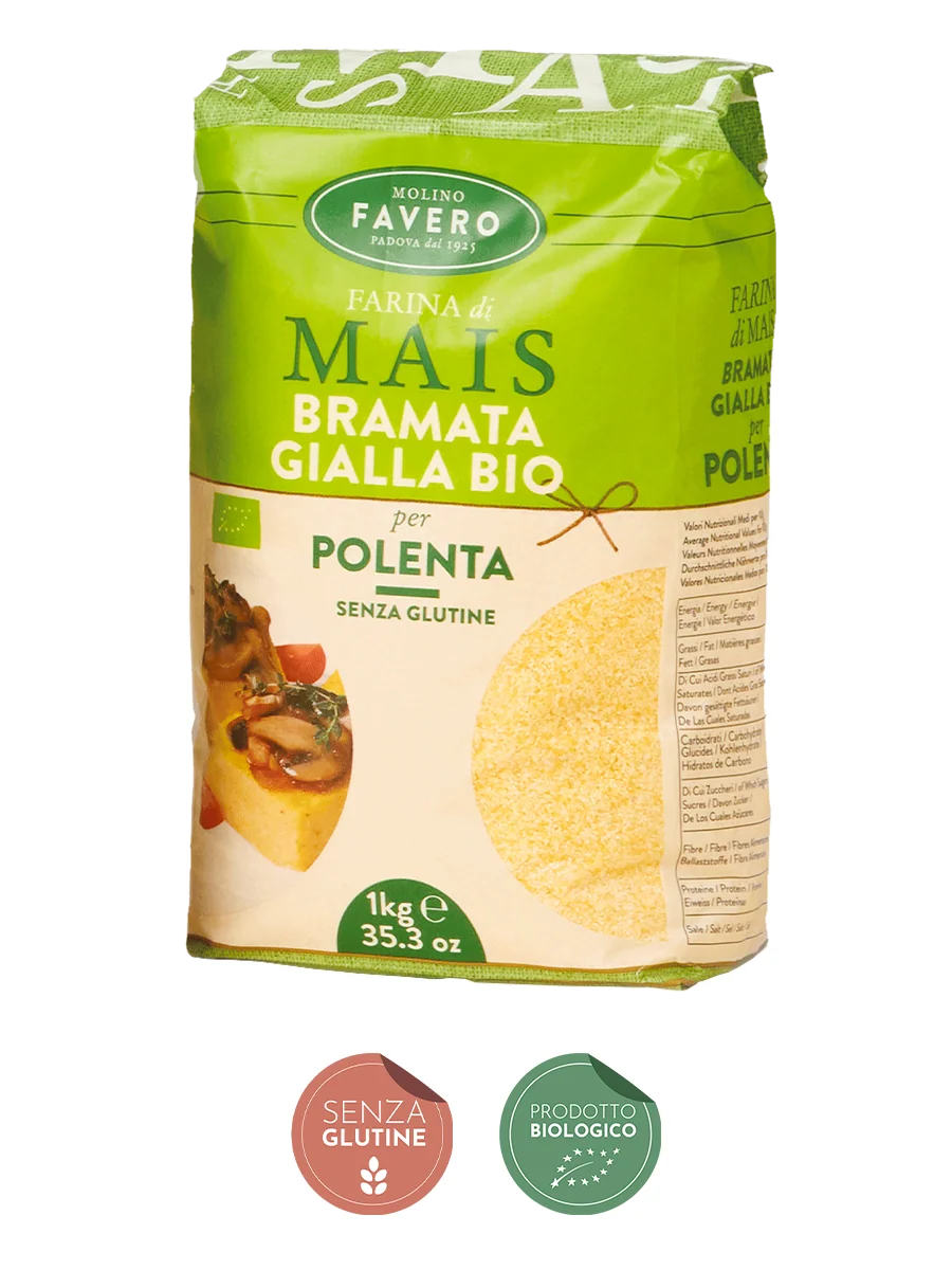 FARINA DI MAIS BRAMATA GIALLA BIO PER POLENTA