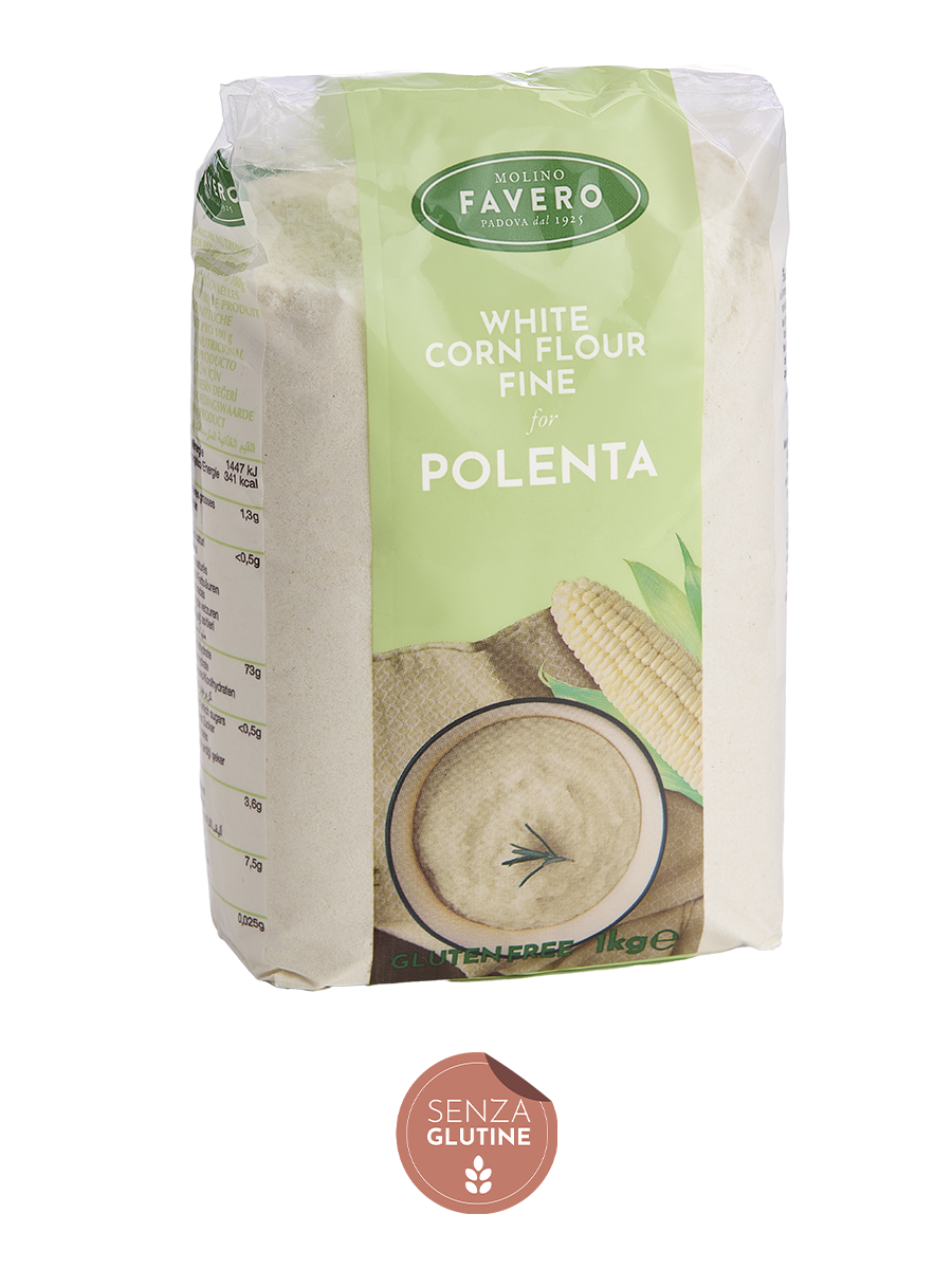WHITE CORN FLOUR FINE FOR POLENTA