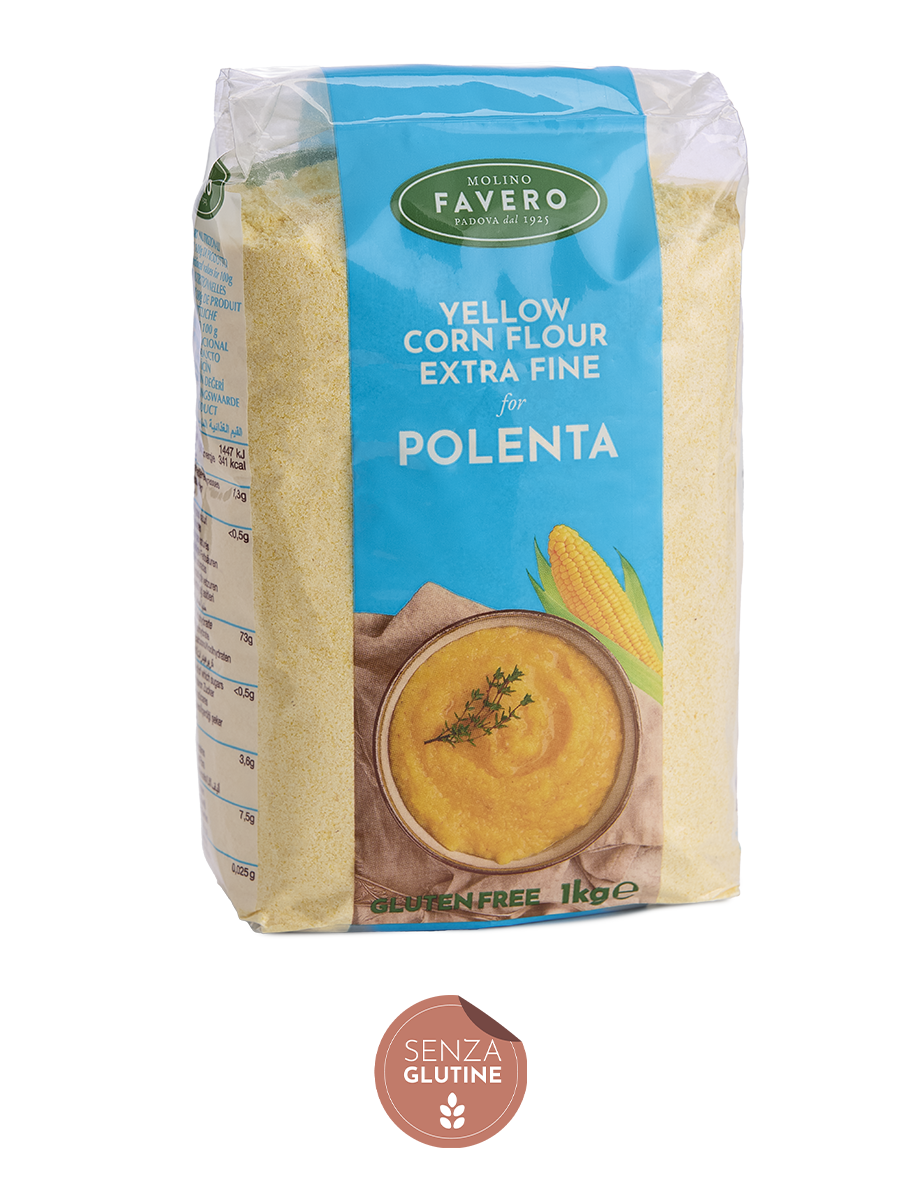 YELLOW CORN FLOUR EXTRA FINE FOR POLENTA